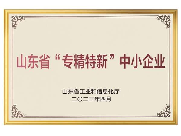 山东省“专精特新”中小企业